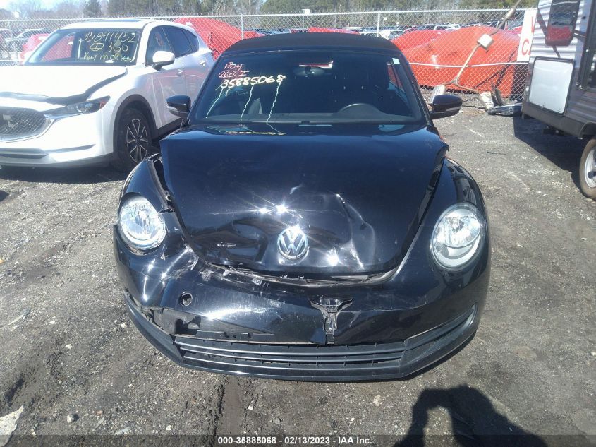 2014 VOLKSWAGEN BEETLE CONVERTIBLE 2.5L 3VW5P7AT1EM804506