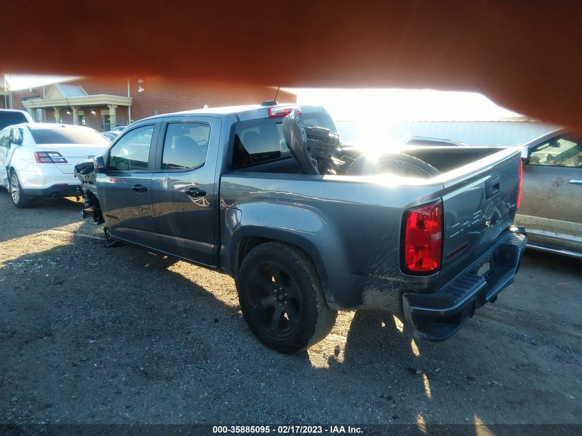 VIN 1GCGSCEN0M1224173 2021 CHEVROLET COLORADO 2WD LT
