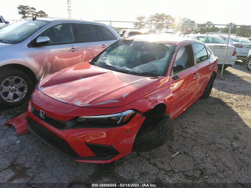 VIN 2HGFE2F50PH517199 2023 HONDA CIVIC SEDAN SPORT