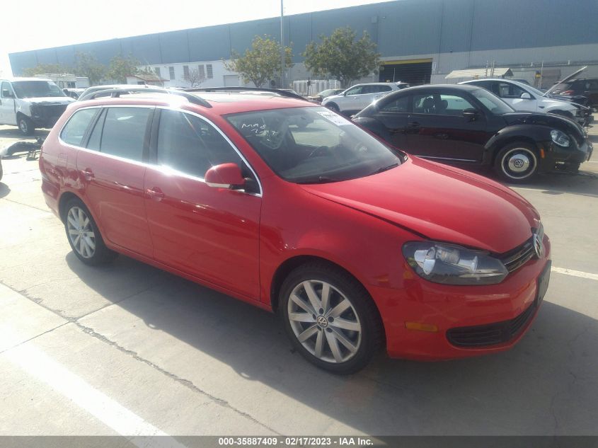 2014 VOLKSWAGEN JETTA SPORTWAGEN TDI W/SUNROOF - 3VWPL7AJ6EM610573