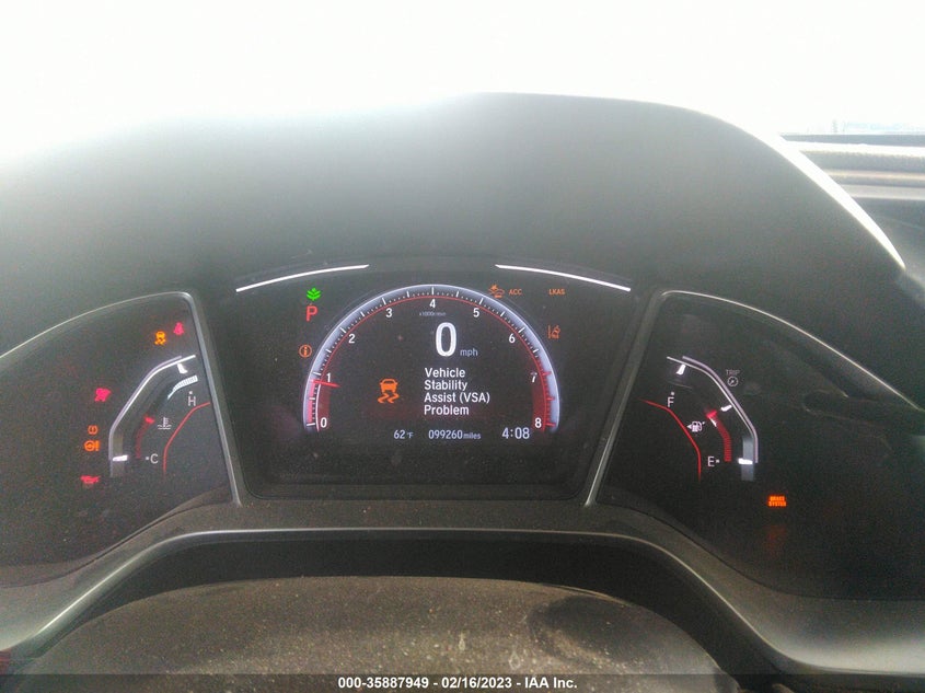 VIN 2HGFC2F86KH515501 2019 HONDA CIVIC SEDAN SPORT