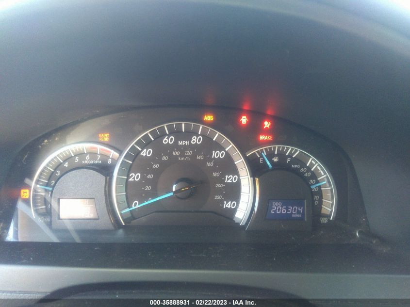 2013 TOYOTA CAMRY L/LE/SE/XLE - 4T1BF1FK0DU206564