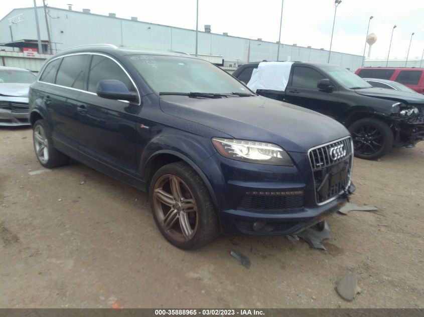 2013 AUDI Q7 3.0T S LINE PRESTIGE - WA1DGAFE8DD002707
