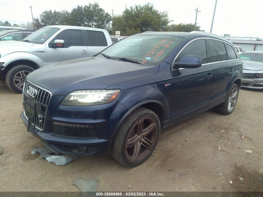 2013 AUDI Q7 3.0T S LINE PRESTIGE - WA1DGAFE8DD002707