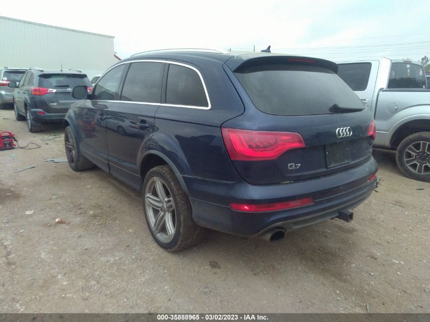 2013 AUDI Q7 3.0T S LINE PRESTIGE - WA1DGAFE8DD002707