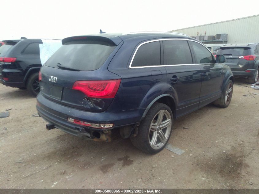 2013 AUDI Q7 3.0T S LINE PRESTIGE - WA1DGAFE8DD002707