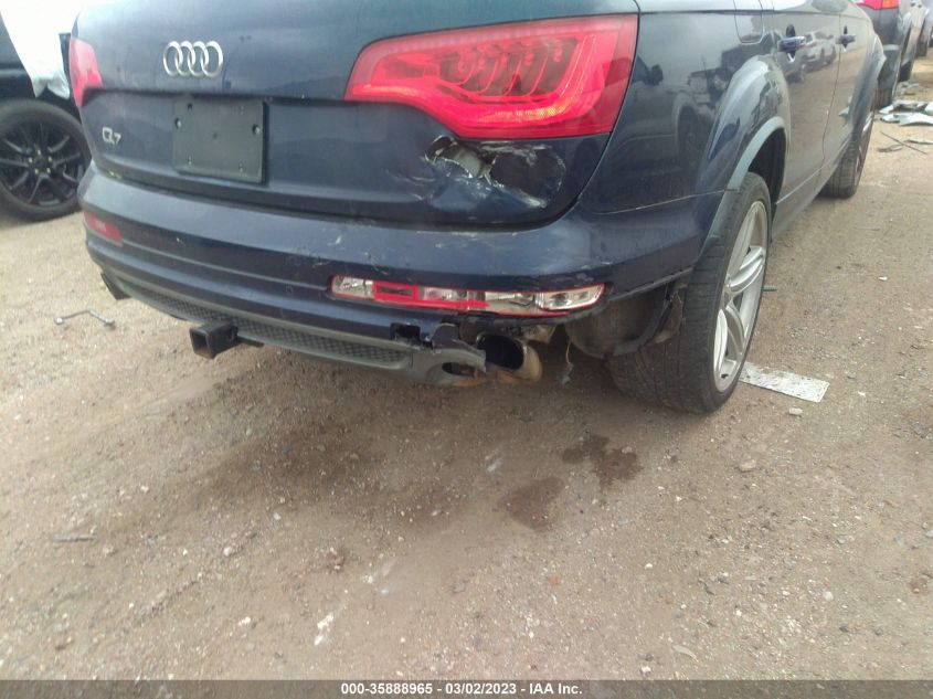 2013 AUDI Q7 3.0T S LINE PRESTIGE - WA1DGAFE8DD002707