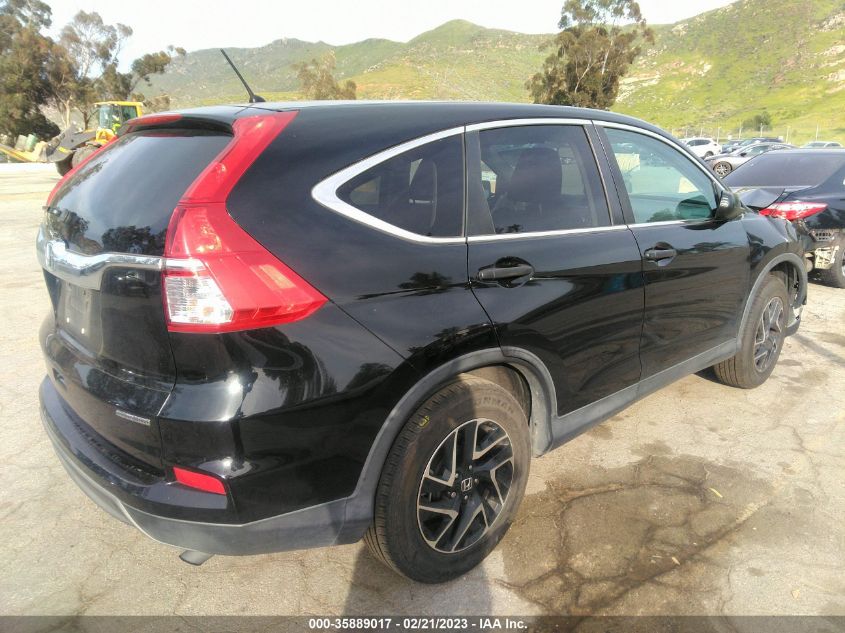2016 HONDA CR-V SE - 2HKRM3H42GH525014