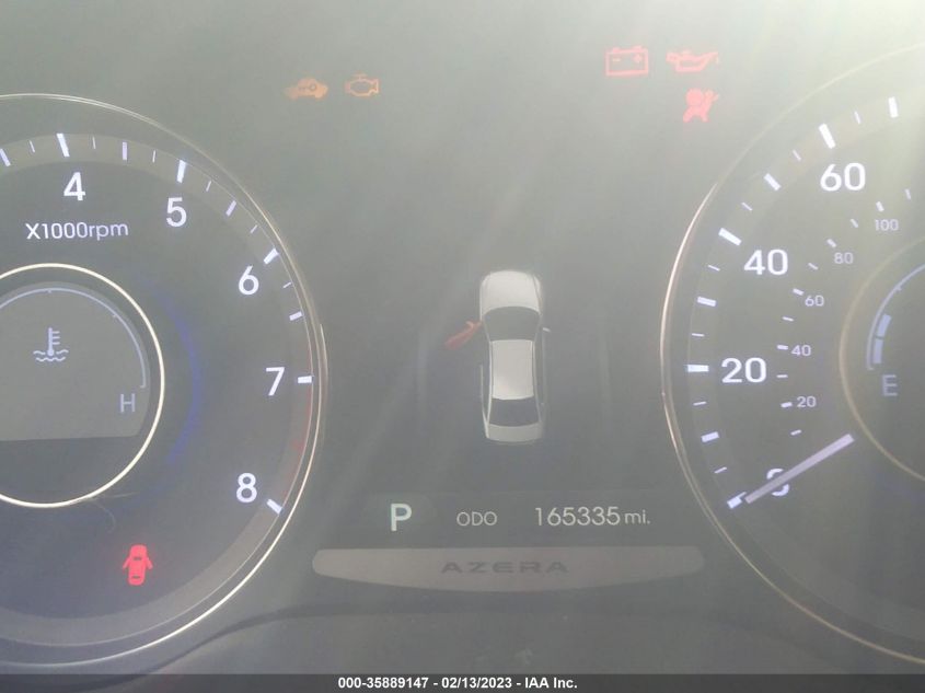 2014 HYUNDAI AZERA LIMITED KMHFH4JG8EA361768