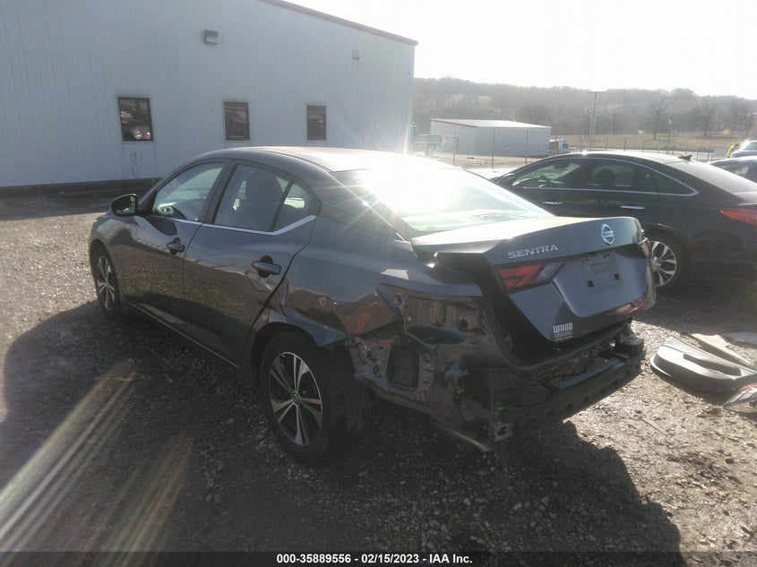 VIN 3N1AB8CV2MY201420 2021 NISSAN SENTRA SV