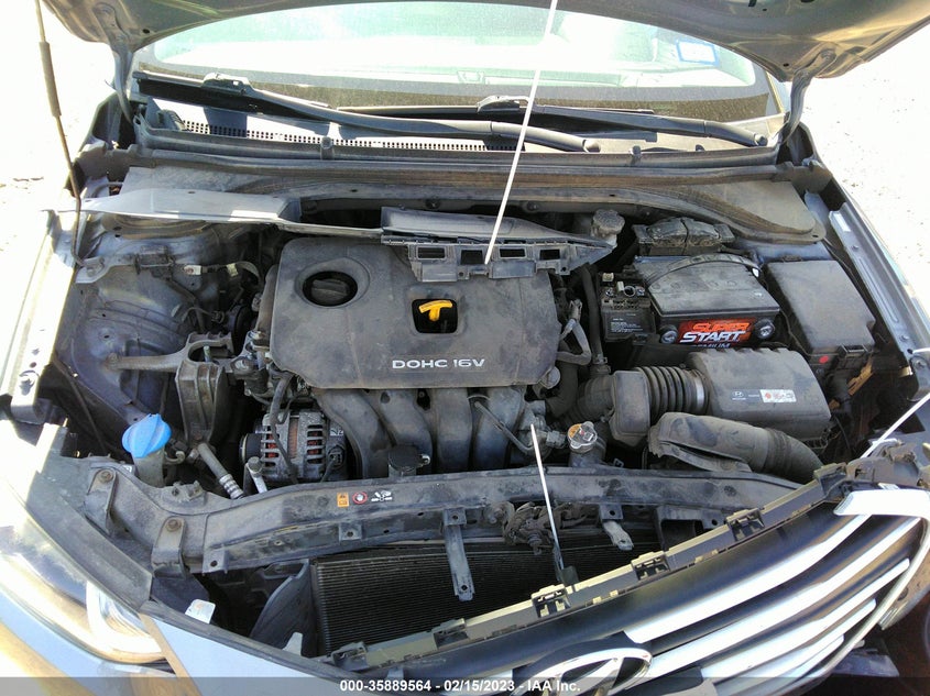 VIN KMHD74LF6HU371572 2017 HYUNDAI ELANTRA SE