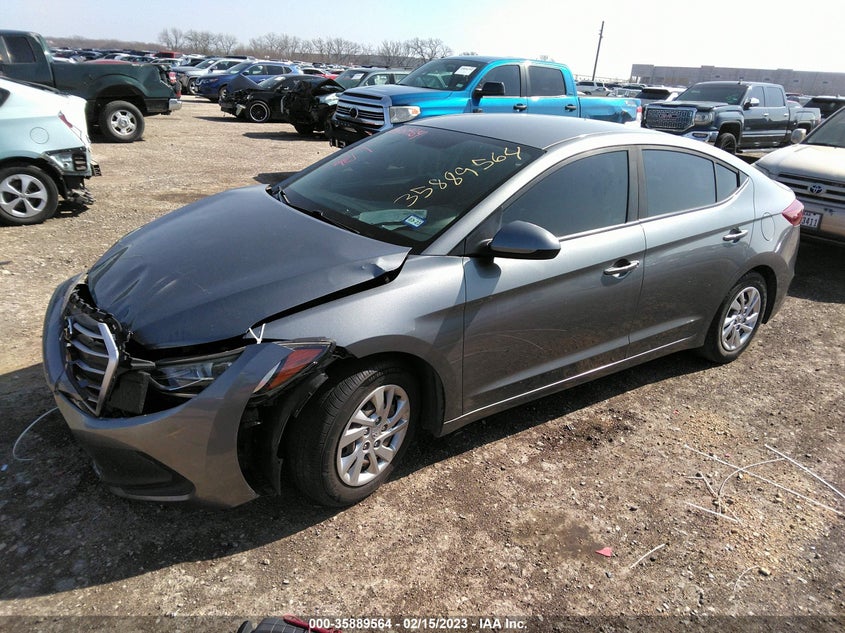 VIN KMHD74LF6HU371572 2017 HYUNDAI ELANTRA SE