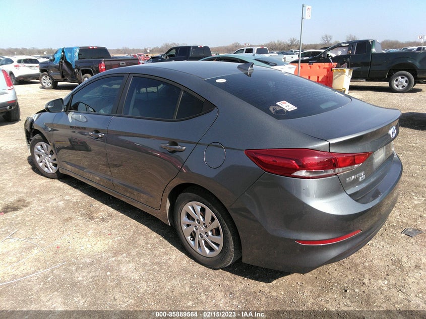 VIN KMHD74LF6HU371572 2017 HYUNDAI ELANTRA SE