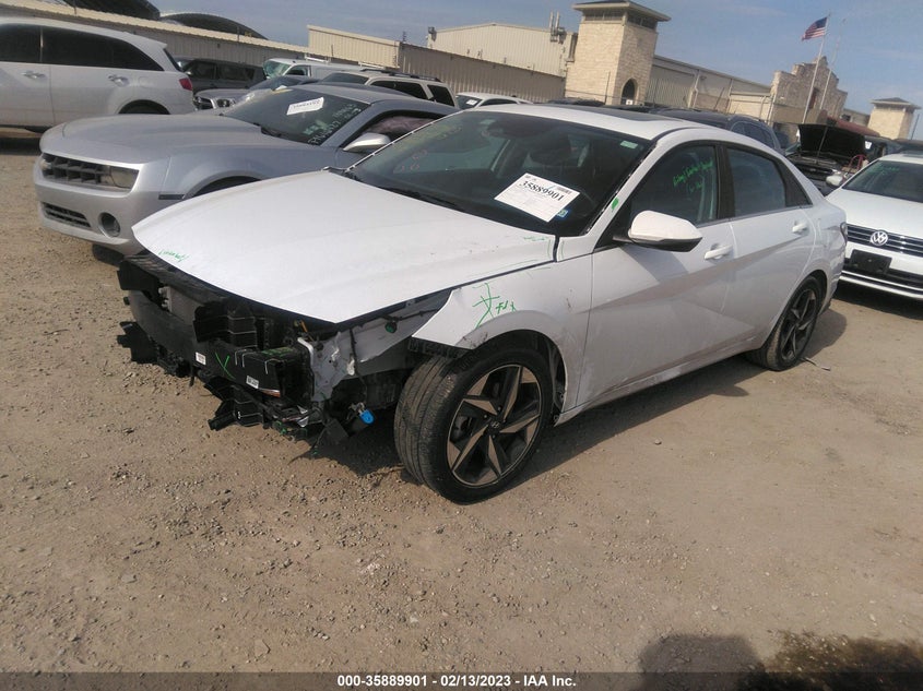 VIN KMHLN4AJ8MU010217 2021 HYUNDAI ELANTRA HYBRID LIMITED
