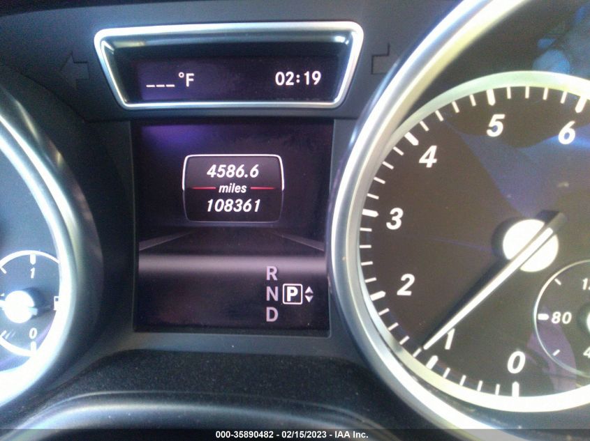 2013 MERCEDES-BENZ M-CLASS ML 550 - 4JGDA7DBXDA120807