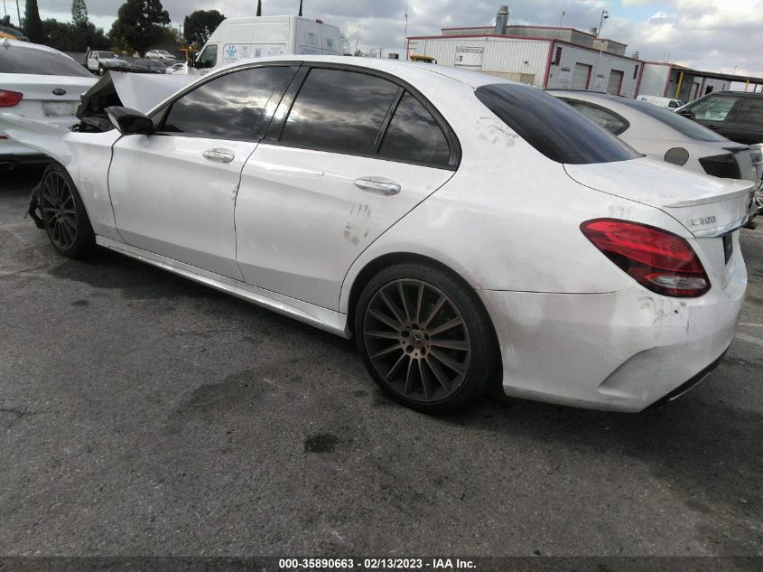 55SWF4JB6JU262428 2018 MERCEDES-BENZ C-CLASS, photo no. 3