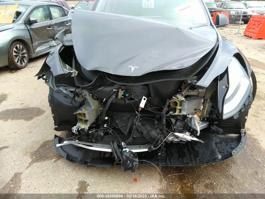VIN 7SAYGDEE6PA044459 2023 TESLA MODEL Y LONG RANGE