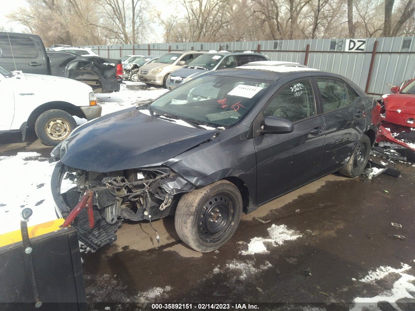 VIN 2T1BURHEXHC860460 2017 TOYOTA COROLLA L/LE/XLE/SE