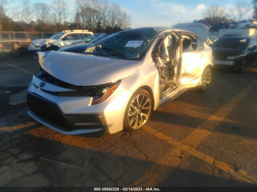 VIN 5YFS4MCE3NP121713 2022 TOYOTA COROLLA SE/SE NIGHTSHADE/APEX SE
