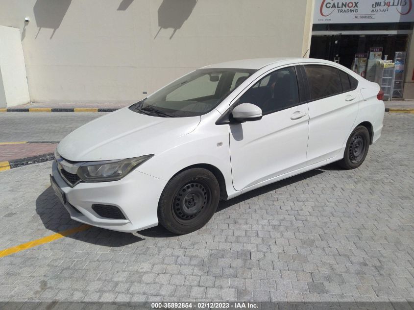 2018 HONDA CITY - MRHGM6623JT030056