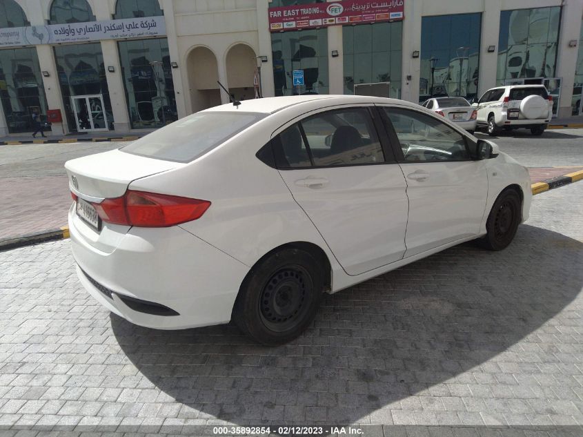 2018 HONDA CITY - MRHGM6623JT030056