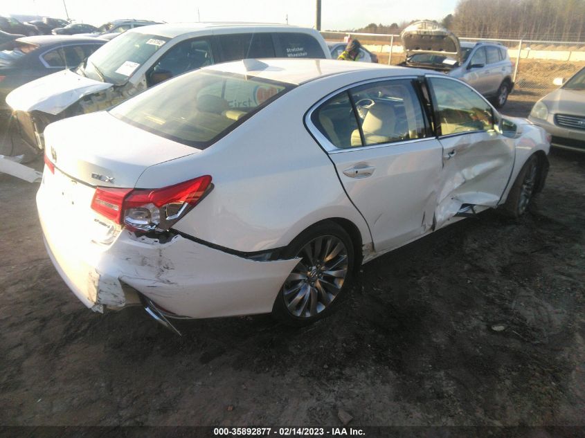 2017 ACURA RLX W/TECHNOLOGY PKG - JH4KC1F54HC000259