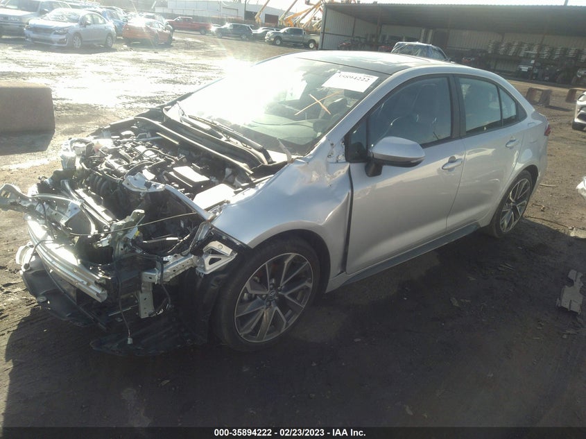 VIN 5YFT4MCEXMP070312 2021 TOYOTA COROLLA XSE/APEX XSE