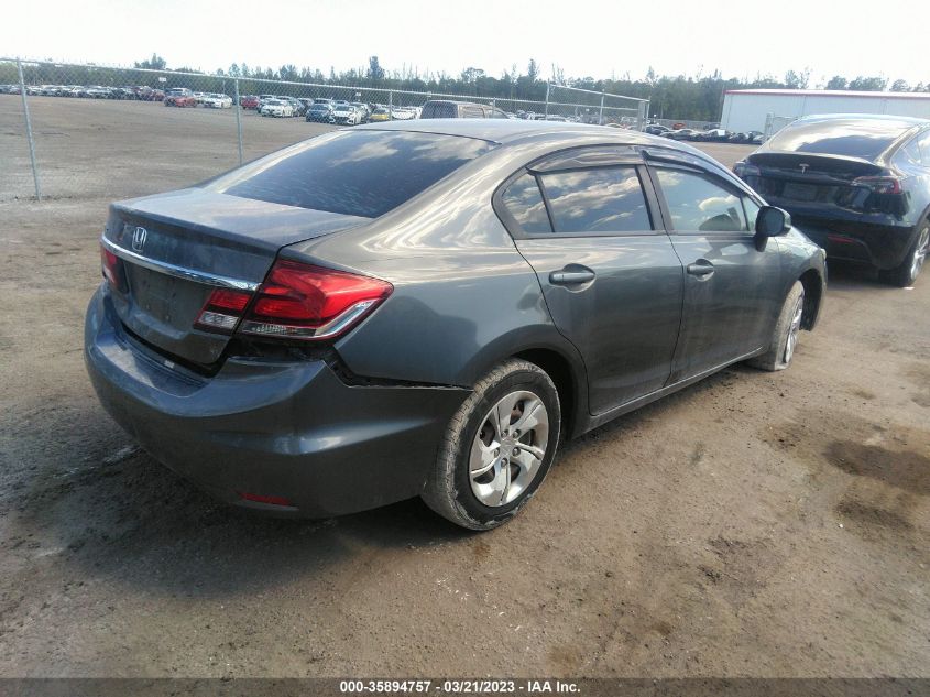 2013 HONDA CIVIC SDN LX - 2HGFB2F56DH545304