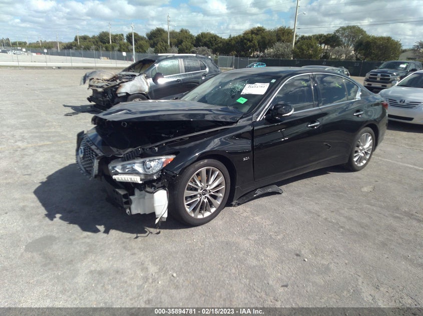 VIN JN1EV7AP2LM206772 2020 INFINITI Q50 3.0T LUXE