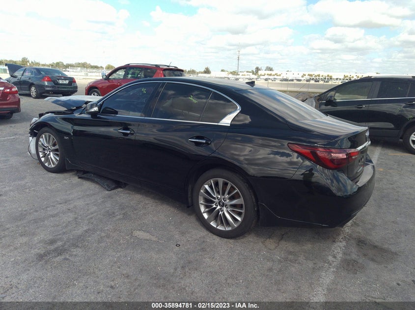 VIN JN1EV7AP2LM206772 2020 INFINITI Q50 3.0T LUXE