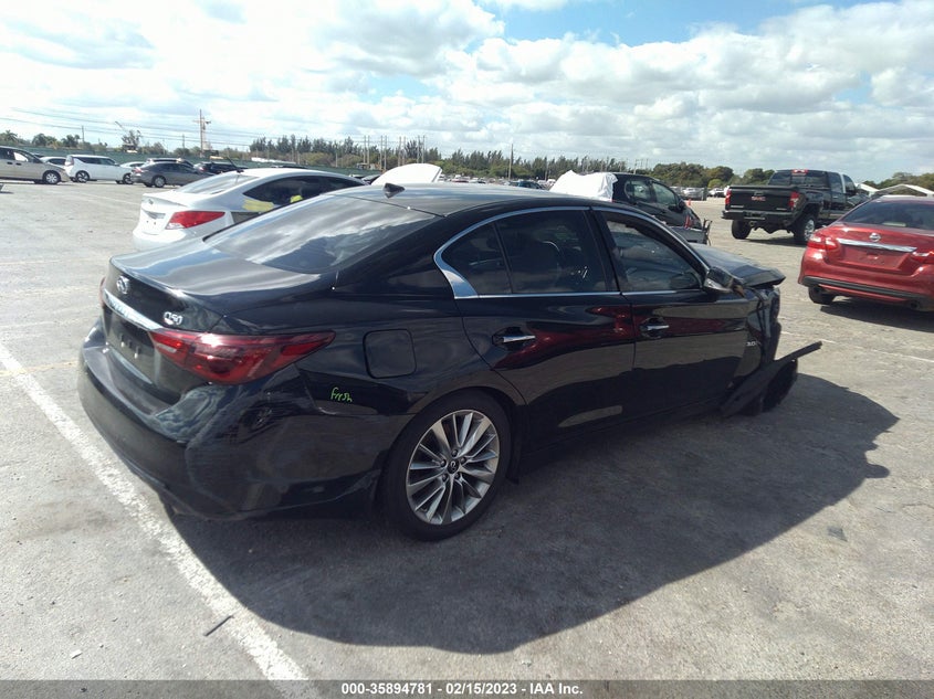 VIN JN1EV7AP2LM206772 2020 INFINITI Q50 3.0T LUXE