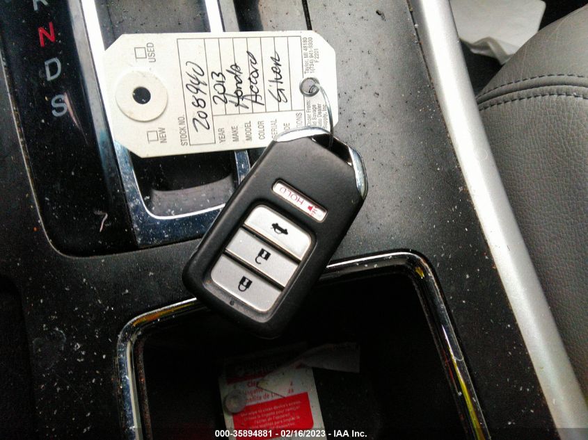 2013 HONDA ACCORD SDN EX-L - 1HGCR3F81DA007185