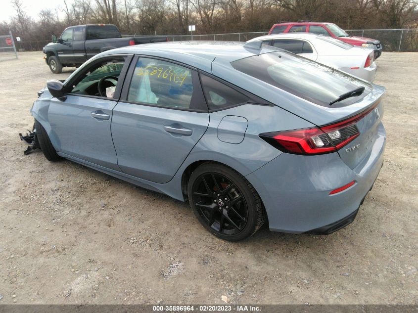 2022 HONDA CIVIC HATCHBACK SPORT - 19XFL2G88NE011450