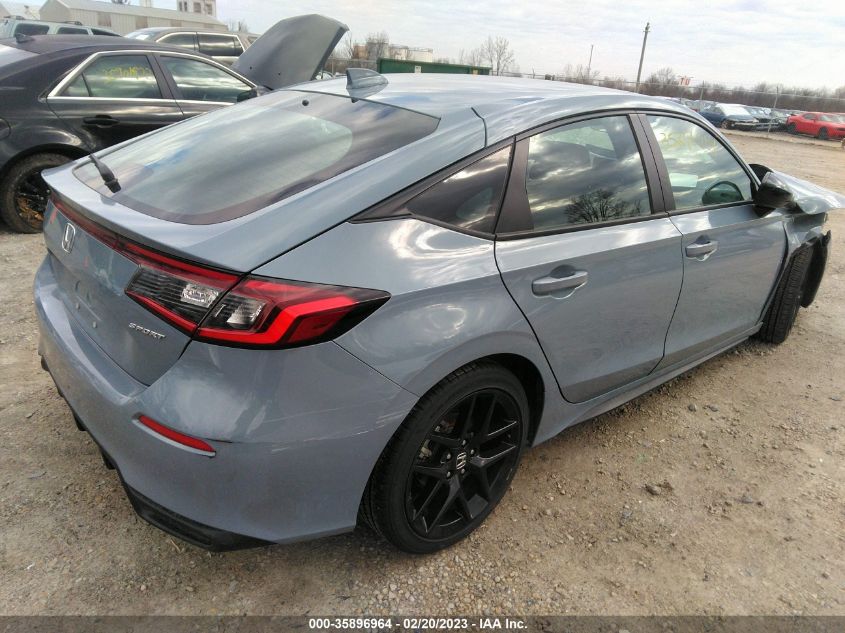 2022 HONDA CIVIC HATCHBACK SPORT - 19XFL2G88NE011450