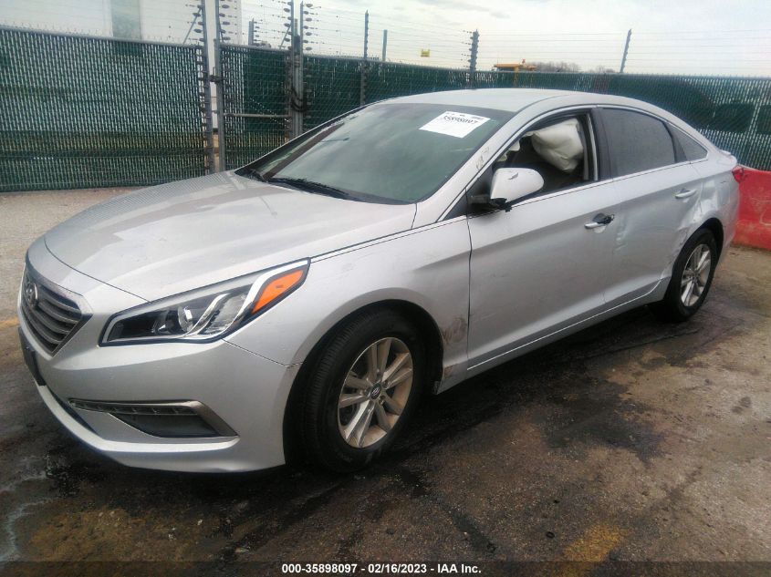 2015 HYUNDAI SONATA 2.4L SE - 5NPE24AF7FH044762