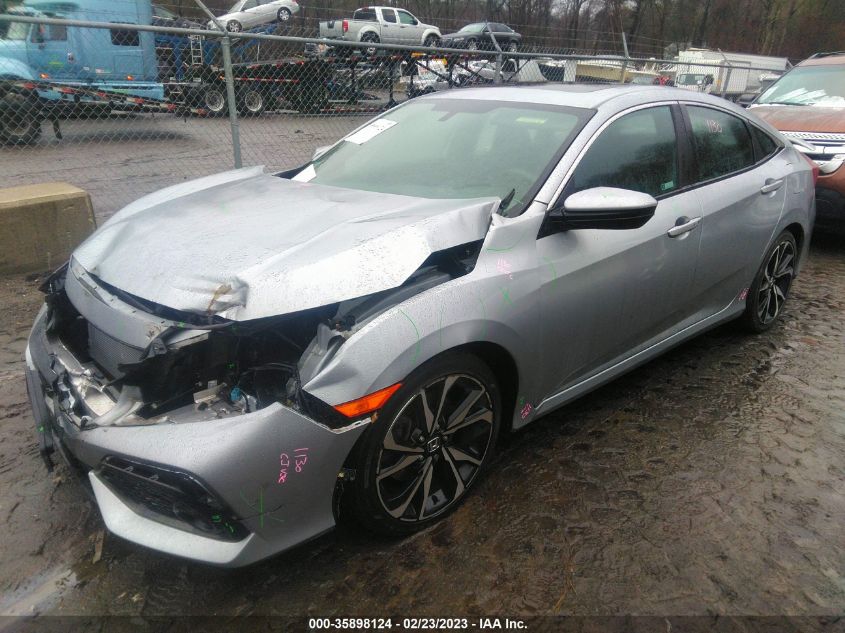 2018 HONDA CIVIC SI SEDAN 2HGFC1E55JH709176