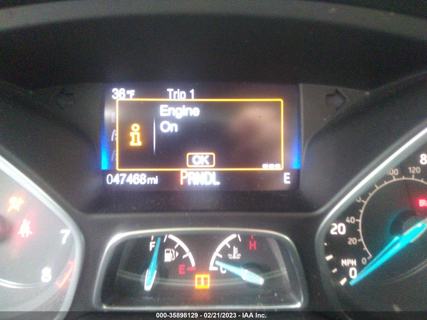 VIN 1FADP3F2XHL348105 2017 FORD FOCUS SE