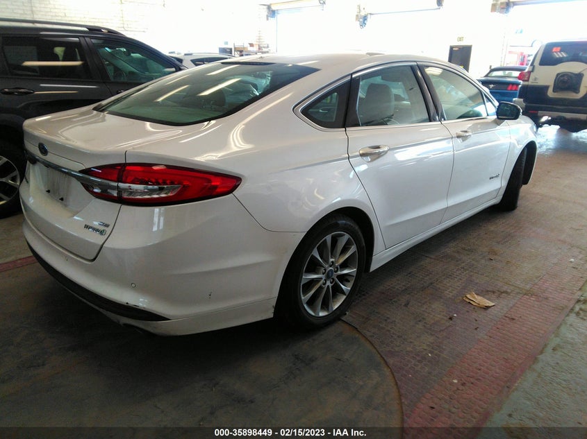 VIN 3FA6P0LU9HR163736 2017 FORD FUSION HYBRID SE