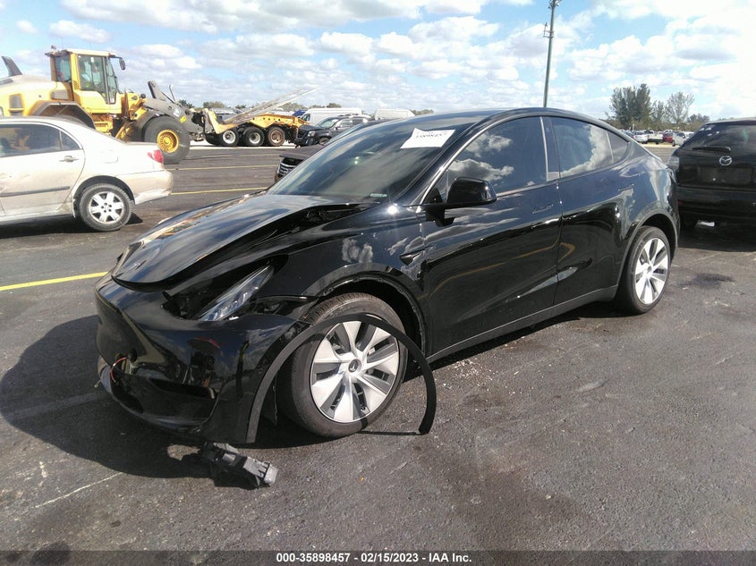 VIN 7SAYGDEE5NF379289 2022 TESLA MODEL Y LONG RANGE