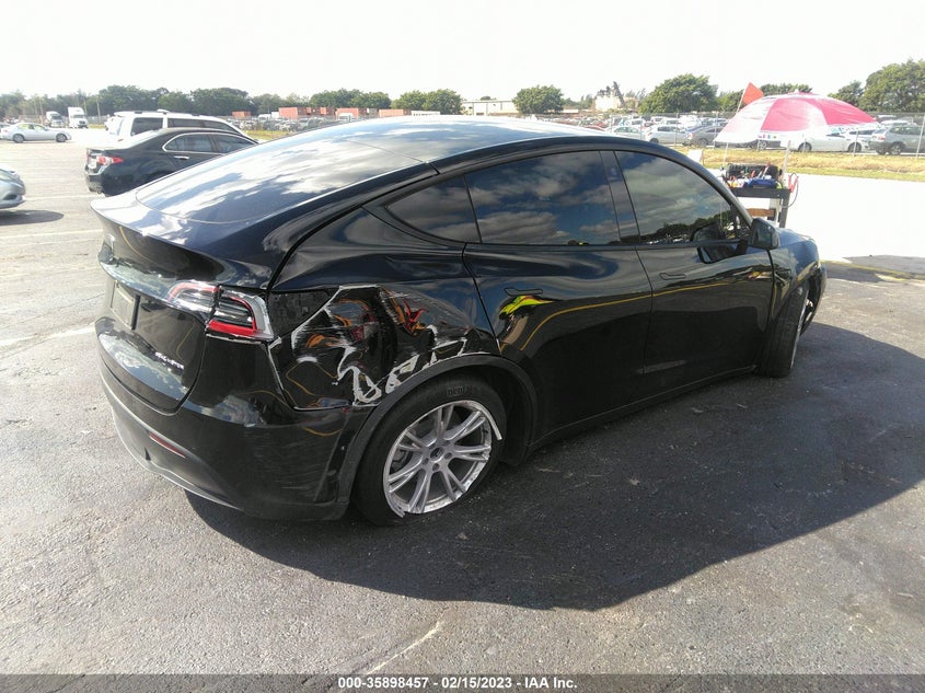 VIN 7SAYGDEE5NF379289 2022 TESLA MODEL Y LONG RANGE