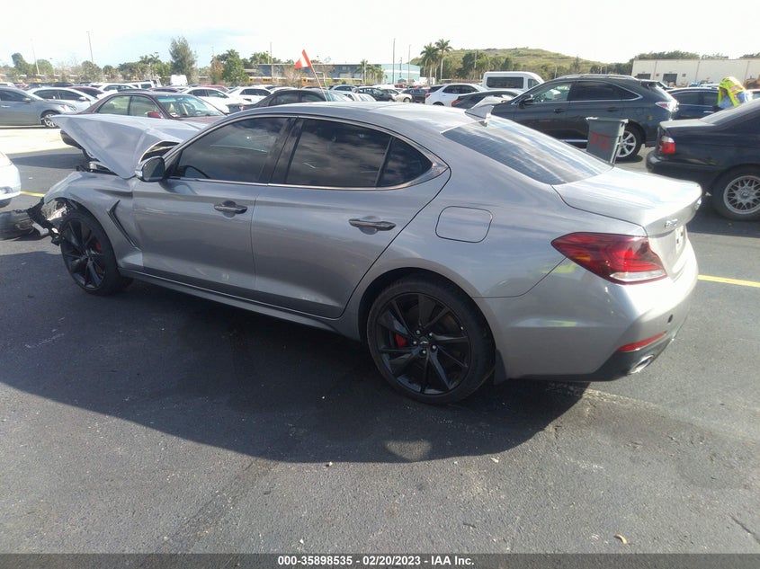VIN KMTG34LE8MU074058 2021 GENESIS G70 3.3T
