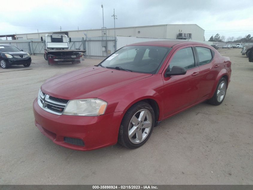 2013 DODGE AVENGER SE 1C3CDZAB2DN518534