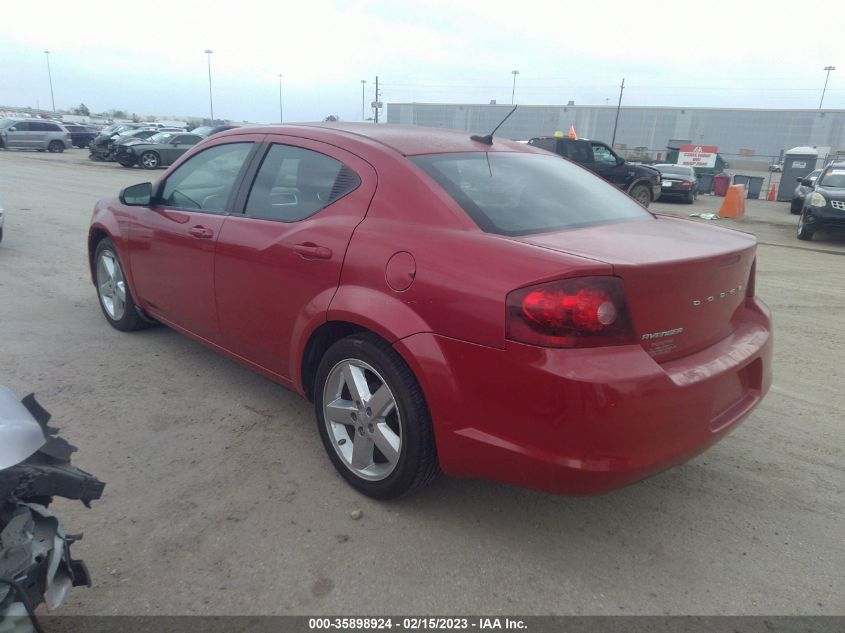 2013 DODGE AVENGER SE 1C3CDZAB2DN518534