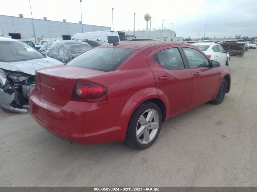 2013 DODGE AVENGER SE 1C3CDZAB2DN518534