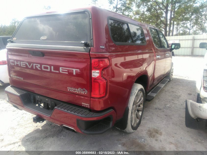 2019 CHEVROLET SILVERADO 1500 HIGH COUNTRY - 3GCUYHEL5KG107040