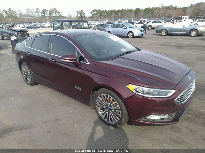 2017 FORD FUSION ENERGI TITANIUM/PLATINUM - 3FA6P0SU7HR175840