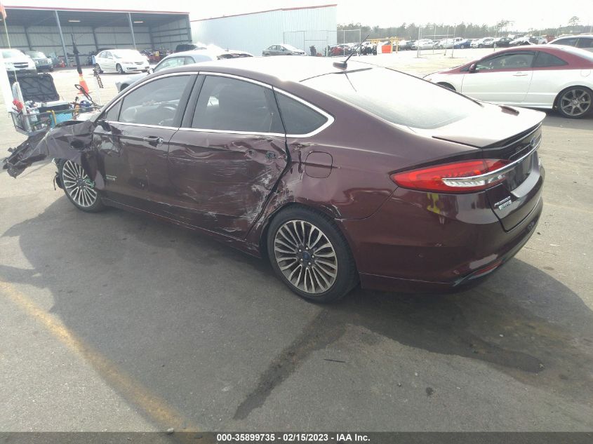 2017 FORD FUSION ENERGI TITANIUM/PLATINUM - 3FA6P0SU7HR175840