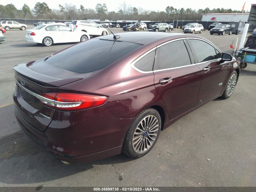 2017 FORD FUSION ENERGI TITANIUM/PLATINUM - 3FA6P0SU7HR175840