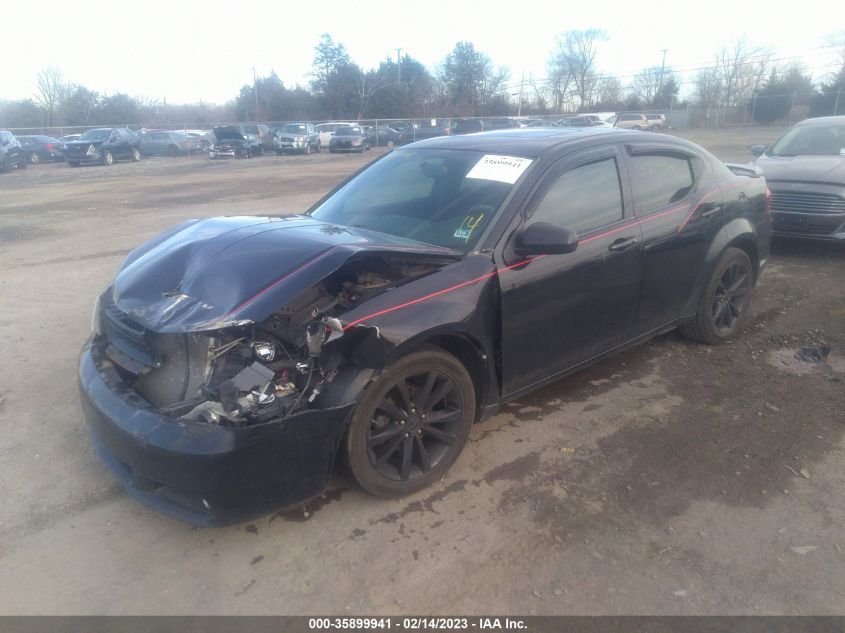 2013 DODGE AVENGER SXT - 1C3CDZCG5DN757083