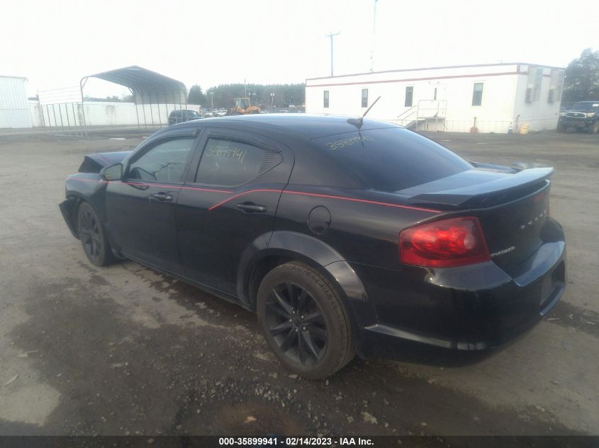 2013 DODGE AVENGER SXT - 1C3CDZCG5DN757083